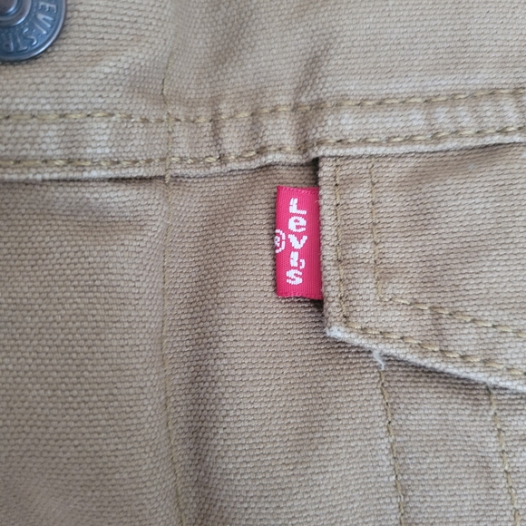 levi's premium type iii sherpa trucker jacket in ermine - Picture 11 of 12